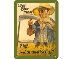 Nostalgic Art Blechschild, Metall, Bunt