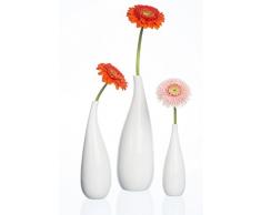 SANDRA RICH, Porzellan- VASE CURVED 15 cm. Für Einzelblumen. (Nur für Trockendeko)