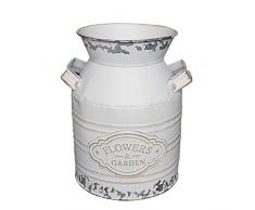 Soyizom rustikal verzinktem Blech Milch kann Stil Metall Vase Flower Pitcher Krug Topf für Vintage Bauernhaus Land Primitive Home Decor-Milch kann