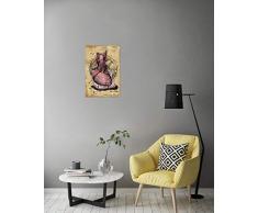 artboxONE Poster 30x20 cm Menschen Herz - Steampunk hochwertiger Design Kunstdruck - Bild Menschen Herz Herz anatomie