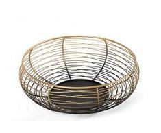 Heitmann Deco Metall-Schale - moderne Deko-Schale aus Metall - Tischdeko im Industriedesign