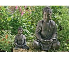 BUDDHA SKULPTUR BUDDHAFIGUR 70 CM FENG SHUI GARTENDEKO