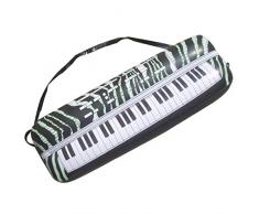 Goldyqin Aufblasbare Simulation Musikinstrument Gitarre Sax Elektronisches Orgelmikrofon für Kinder Musikspielzeug