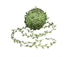 Handwerk Blatt Kranz Garland Künstliche Blätter Reben für Hochzeit Party Decor, 1 Rolle 20 Yards