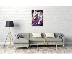 Leinwandbild: Gustav Klimt - Die Jungfrau (1913) - Format 120x80 cm - Leinwand auf Keilrahmen gespannt und fertig zum Aufhängen - hochwertiger Leinwanddruck aus deutscher Produktion - Wandbild, Kunstdruck, Leinwand-Bilder als