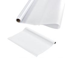 [casa.pro]® Sichtschutzfolie für Fenster Statisch haftend 75cm x 1m Sichtschutz fürs Bad Milchglasfolie für die Tür Fensterfolie Blickdicht Selbstklebend