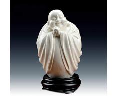 WSJ Sandstein Harz Skulptur Statue Sammlerfiguren Desktop Deco ， Porzellanskulptur Kunst Wohnzimmer Handwerk Dekorationen Herzlichen Glückwunsch