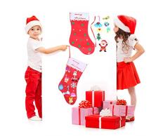 Fenverk Weihnachtsstrumpf - 3D PlüSch Nikolausstrumpf Nikolausstiefel FüR Weihnachtsdekoration/Weihnachtsstiefel Zum BefüLlen/Weihnachtsdeko Schneemann/Nikolaus/Nikolausstiefel