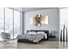 Bild auf Leinwand - Leinwandbilder - fünf Teile - Breite: 150cm, Höhe: 100cm - Bildnummer 3102 - fünfteilig - mehrteilig - zum Aufhängen bereit - Bilder - Kunstdruck - EA150x100-3102