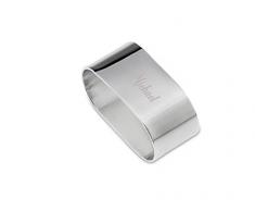 Serviettenring Edelstahl versilbert mit persönlichen Gravur Name und Motiv perfekt für die gedeckte Tafel