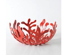 Alessi Mediterraneo Schale aus Edelstahl, epoxidharzlackiert, rot