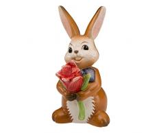 Goebel Osterhase Frühe Tulpe Figur Mini, Hasenfigur, Dekofigur, Porzellan, Bunt, 7 cm, 66844151