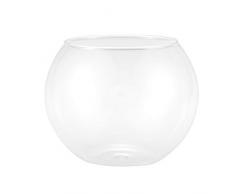 XZANTE Runde Kugel Vase in Transparentem Glas Fischbecken