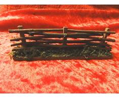 Krippen Zubehör, Weiden Zaun, 14 cm, für Figuren Größe 10-12 cm