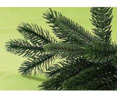 infactory Künstlicher Christbaum: Künstlicher Weihnachtsbaum, 180 cm, 1071 PE-Spitzen, mit Ständer, grün (Künstlicher Tannenbaum)