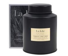 La Jolíe Muse Duftkerze Bio Soja Kerze - Große Vanille Tabakblatt Kerze, Natürliches Sojawachs Geschenk 369g 75Std