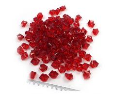 Sepkina 130 Deko Dekosteine Tischdeko Tischdekoration Steine Streudeko Ziersteine Rot (SD-S-002)