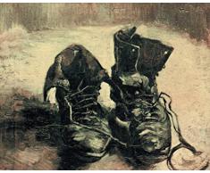 1art1 53338 Vincent Van Gogh - Stilleben, EIN Paar Schuhe, 1886 Poster Kunstdruck 50 x 40 cm