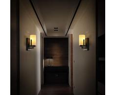 WLGG Schlafzimmer Nacht Wohnzimmer Gang Wandleuchte Hotel Engineering Korridor Gang Hintergrund Wandleuchte Kreative Wand Schlafzimmer Gang Korridore Balkon Wand Kerzenhalter Beleuchtung