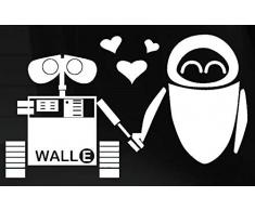 Disney-Aufkleber/Fenstersticker Wall-E - Eve, Roboter-Liebe