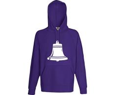 ShirtInStyle Männer Hooded Sailing Schiffsglocke Farbe lila, Größe L