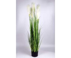 Arnusa Künstliches Pampasgras 120cm Gras Kunstgras Schilf Federgras Palmengras Dekogras