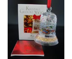 Hutschenreuther Kristall Glocke 2000*Rarität*Neu, Weihnachten, Weihnachtsglocke, Baumanhänger, Baumschmuck, Anhänger, Kristallglocke, Glasglocke