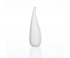 SANDRA RICH, Porzellan- VASE CURVED 20 cm. Für Einzelblumen. (Nur für Trockendeko)