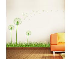Walplus Wand Sticker Glow in dunkler Pusteblume abnehmbarer selbstklebend Wand Art Aufkleber Vinyl Home Dekoration DIY Living Schlafzimmer DÃ©cor Tapete Kinder Zimmer Geschenk