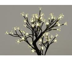 Nipach GmbH 64 LED Baum mit Blüten Blütenbaum Lichterbaum warm weiß 45 cm hoch Trafo IP44 Timer Weihnachtsbeleuchtung Weihnachtsdeko Lichterdeko