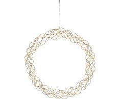 Star LED-Dekokranz Curly, ca.45 cm, Metall, Gold, 9 x 45 x 45 cm