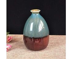 suxiaopei Keramik aromatherapie flaschenvase Handwerk kreative Dekoration Mittelmeer Europäischen einfache ofen ändern 6 * 10 * 2 cm