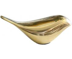 WEHOLY Statue Skulptur Dekoration Statuen Wohnkultur t Figur Moderne Kreative Lichtbogenbeschichtung Goldkugel Keramik Statue Raumdekor ObjecOffice Marmor Textur Porzellanskulptur