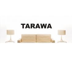 Wandtattoo w1082 Mehrfarbige Wandschrift mit Sehenswürdigkeiten und Stadtnamen - Aufkleber - Dekoration - Stadt Tarawa 40x6