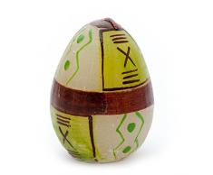 Kapula Ei Kerze Macadamia Design 6 x 9 cm