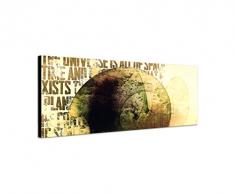 Pure Energie Feng Shui Leben Abstraktes Bild auf Leinwand Abstrakt126- dekoratives Panoramabild Wandbild 150x50cm schlicht stilvoll zeitlose Wohraumdeko TOP Kunstdruck Eyecatcher Blickfang