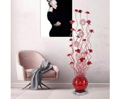 FAFZ Hochzeit Raumdekoration Stehlampe Kreative Festival-Geschenk Tischlampe Aluminium Vase Kugel Wohnzimmer TV Schrank Dreidimensionales Corner Stehlampe (25 × 25 × 125 cm)