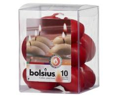 BOLSIUS QUALITÄTS - Schwimmkerzen in rot