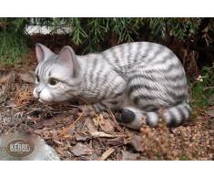 Katze wetterfest Kater Katzenfigur Keramikkatze