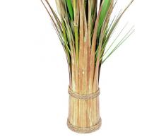 Deko Schilfgras, gebunden, grün-braun, 150 cm - Deko Gras / Kunstgras - artplants