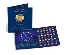 LEUCHTTURM Münzalbum Presso | Sammelalbum für Sonderausgabe 30 Jahre EU-Flagge