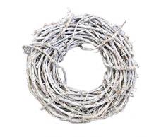 Rebenkranz Großer Dekokranz 50 cm Weiss gekalkt