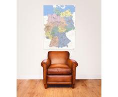 Landkarten Giant XXL Poster - Deutschlandkarte - Bildungsposter 1:640.000 - Größe 100x140 cm Germany Map German Version