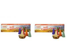 Knox XXL Räucherkerzen Riesen Sommer und Weihnachten - Made in Germany (Sommer 2er)