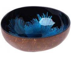 onvacay Coconut Bowl, Kokosnuss Schale Deko, Natur recycelt Kokosnussschale handgemacht, nachhaltig, lackiert