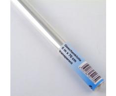 6er Set (6 Rollen) Geschenkfolie transparent je 5mx70cm (30 m)