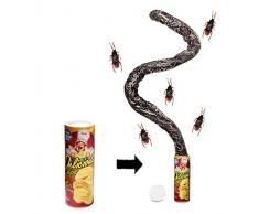 JYOHEY Scherzartikel Kartoffelchips Schlange Pop up Tricky Spielzeug Fälschung Schlange und Kakerlake für Scherzartikel Geschenk Geburtstags Aprilscherz Spielzeug