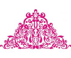 INDIGOS 4052166043113 Wandtattoo w257 Ranken Ornamente Wandaufkleber 96 x 54 cm rosa