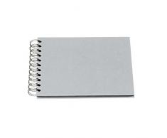 Rössler 1329452170 Wire-O Fotoalbum S.O.H.O., 195 x 145 mm, 40 Seiten, 1 Stück, stone