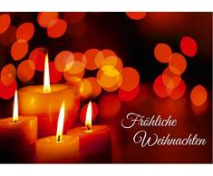 24 WeihnachtskartenNOSTALGIE I / nostalgisches Weihnachtspostkarten-Set (4 Motive x 6 St. = 24 St.) im Retro/Vintage-Stil von EDITION COLIBRI (10822-25)